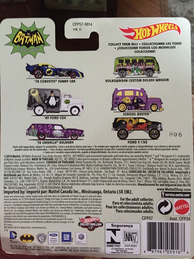 HW PC Robin Ford F-150 - Batman Classic TV Series toy car collectible - Main Image 2