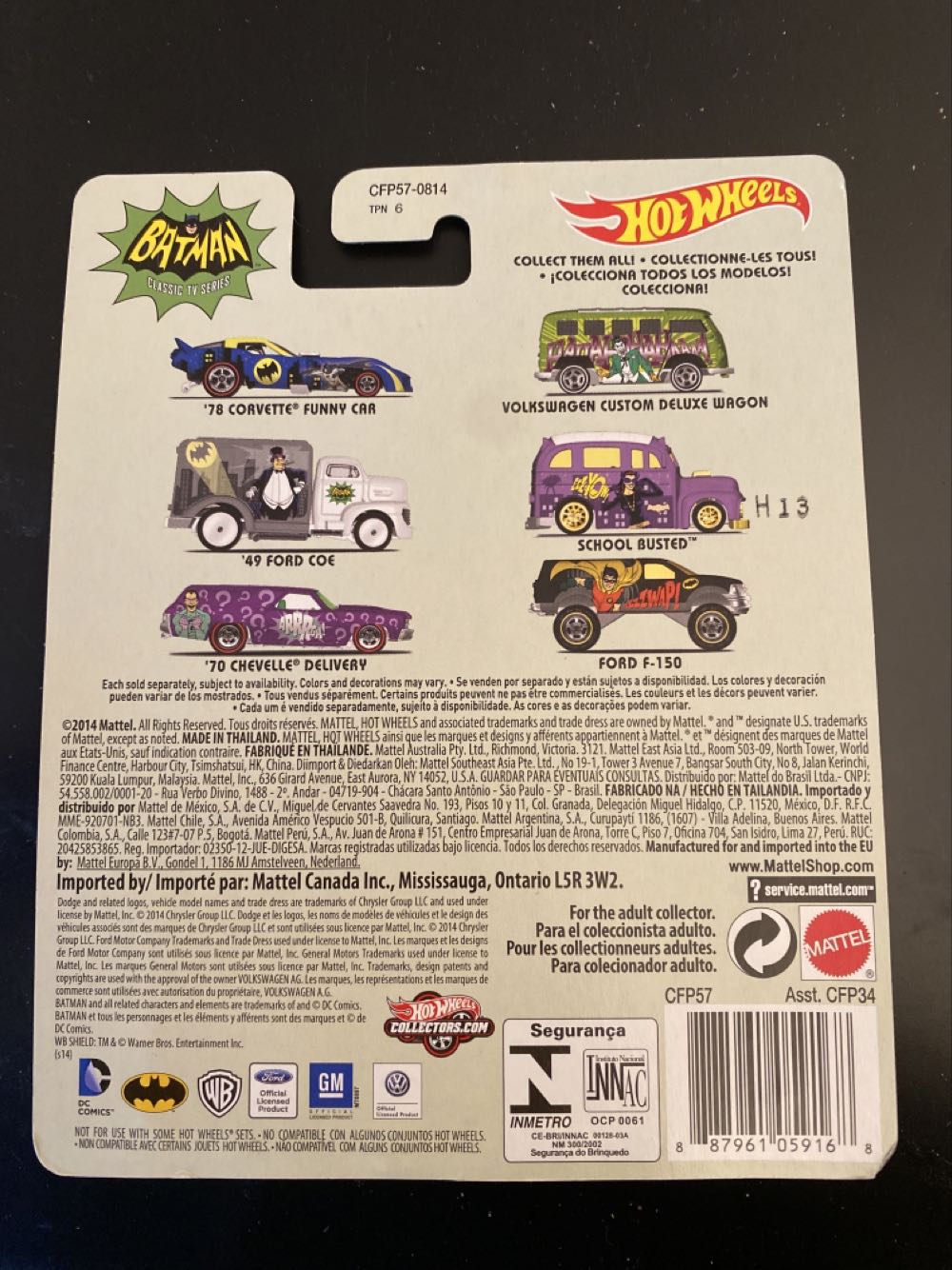 HW PC Robin Ford F-150 - Batman Classic TV Series toy car collectible - Main Image 4