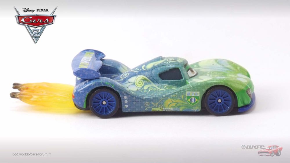 Carla Veloso With Flames - [2014] Allinol Blowout toy car collectible - Main Image 3