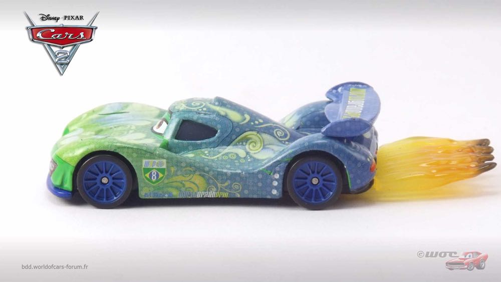 Carla Veloso With Flames - [2014] Allinol Blowout toy car collectible - Main Image 4