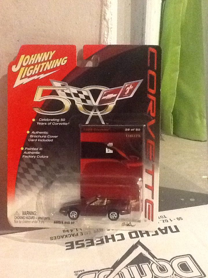 Johnny Lightning Corvette 50th Anniversary - 50th Anniversary toy car collectible - Main Image 1