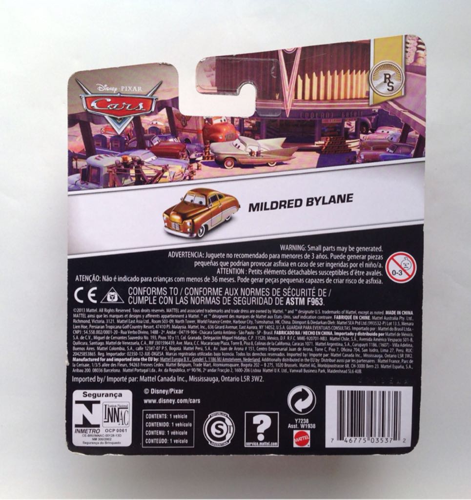 Mildred Bylane - (2013 - WGP) RETRO RADIATOR SPRINGS (8) toy car collectible - Main Image 2