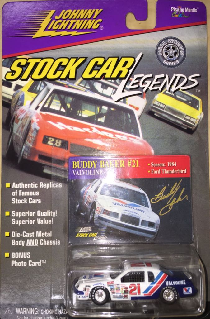 JL SCL #21 Buddy Baker “Valvoline” - Stock Car Legends toy car collectible - Main Image 1