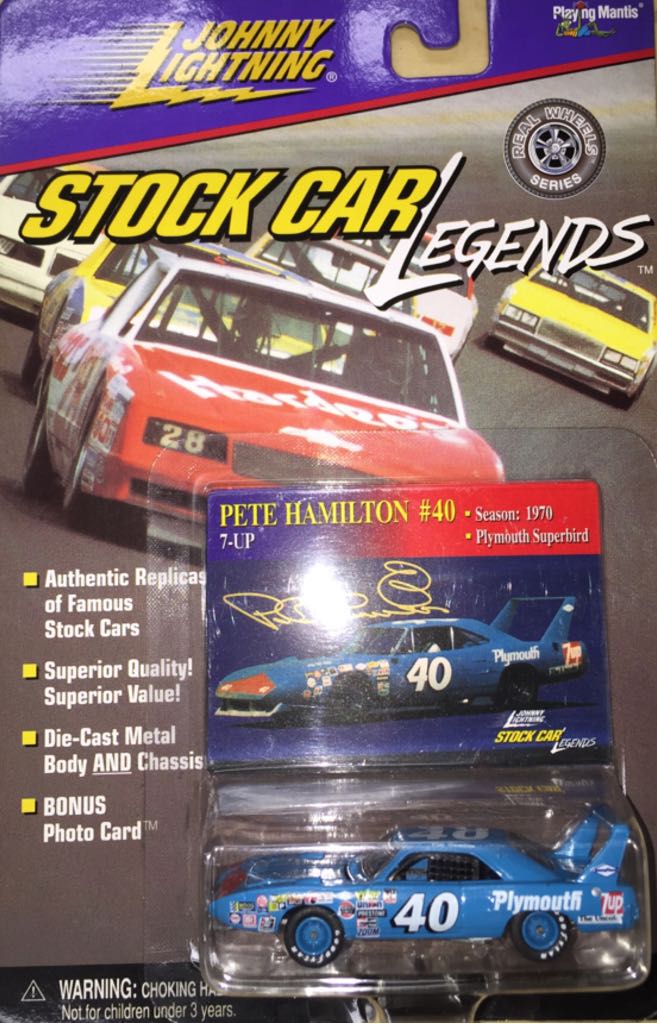 JL SCL #40 Pete Hamilton “7-UP” - Stock Car Legends toy car collectible - Main Image 1