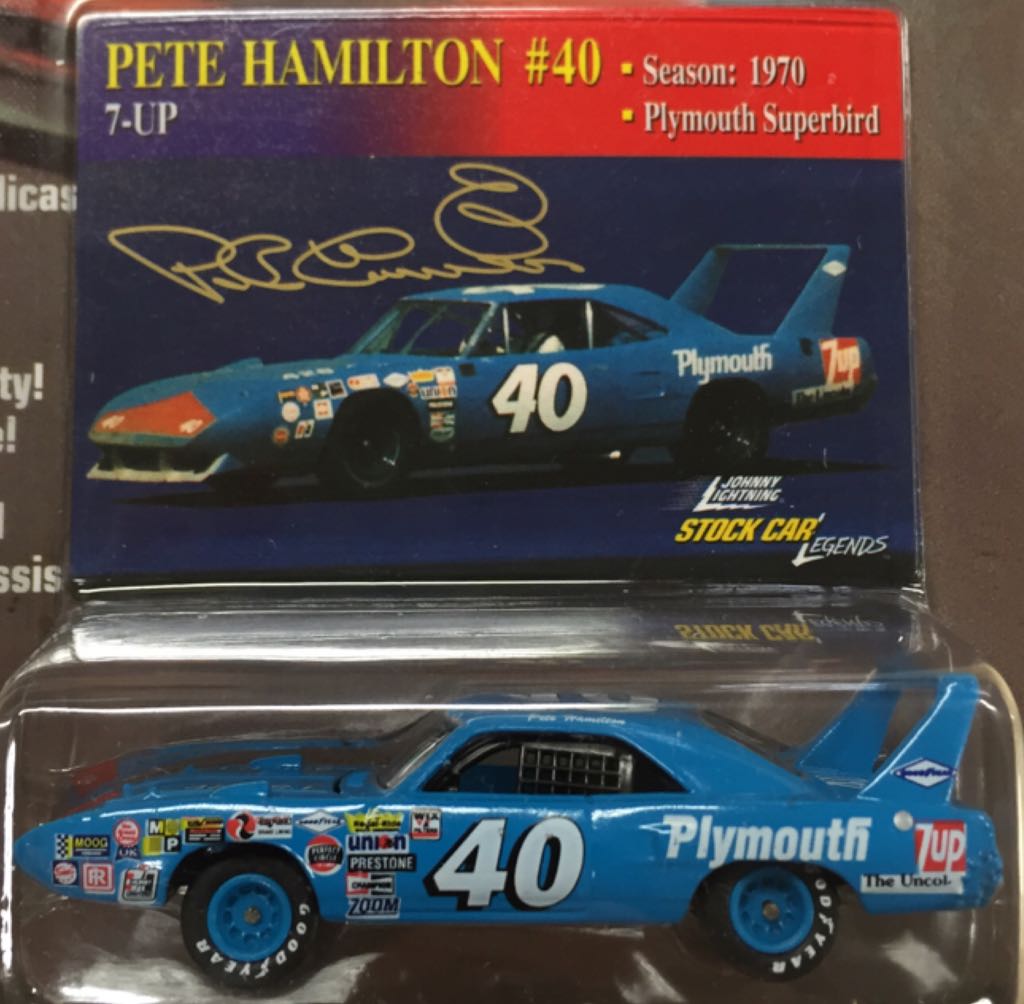 JL SCL #40 Pete Hamilton “7-UP” - Stock Car Legends toy car collectible - Main Image 2