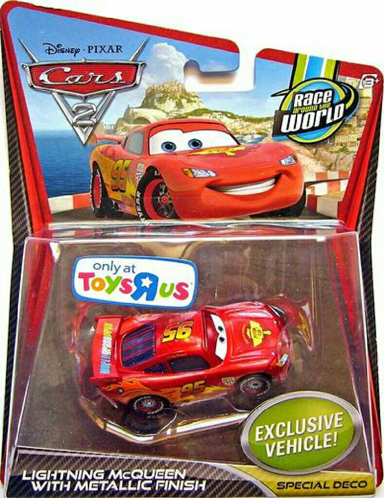 Lightning McQueen with Metallic Finish  toy car collectible - Main Image 1
