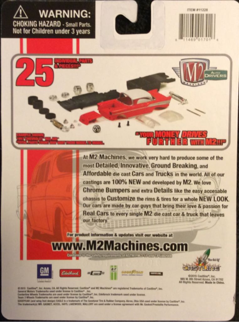 M2: 1958 Chevrolet Apache Side Step - M2 Machines toy car collectible - Main Image 2