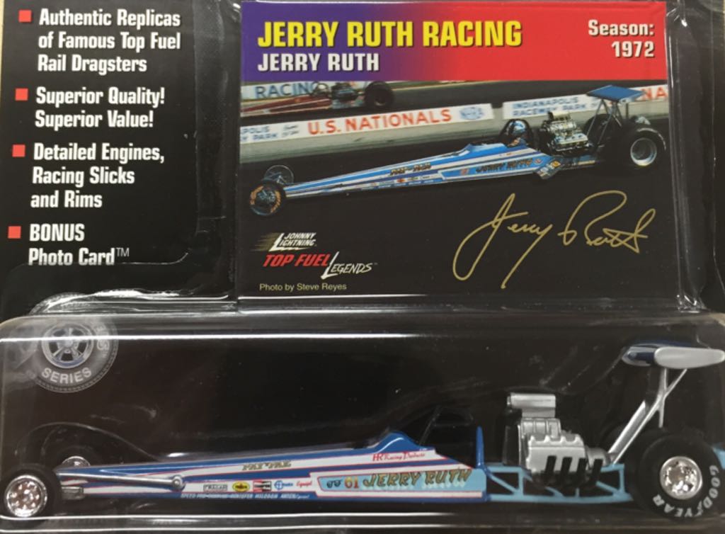 JL TFL Jerry Ruth “Jerry Ruth Racing” - Top Fuel Legends toy car collectible - Main Image 2