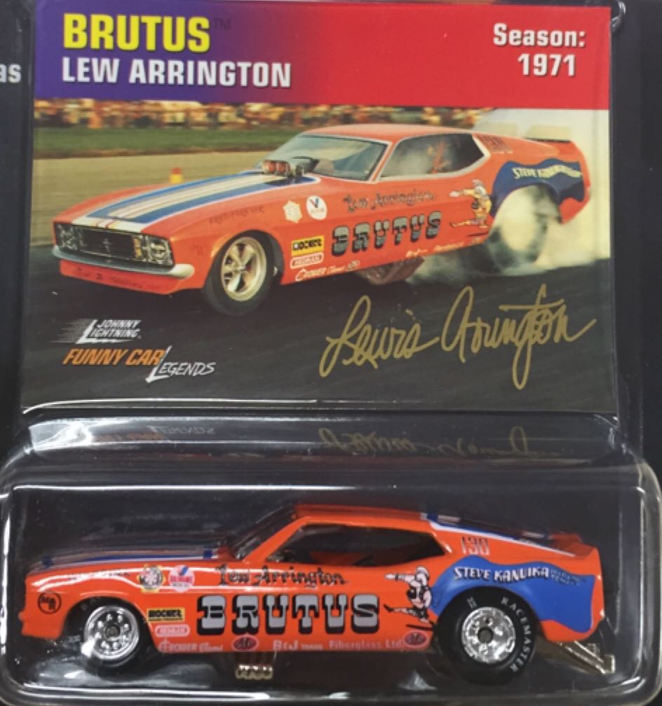 JL FCL Lew Arrington “Brutus” - Funny Car Legends toy car collectible - Main Image 2