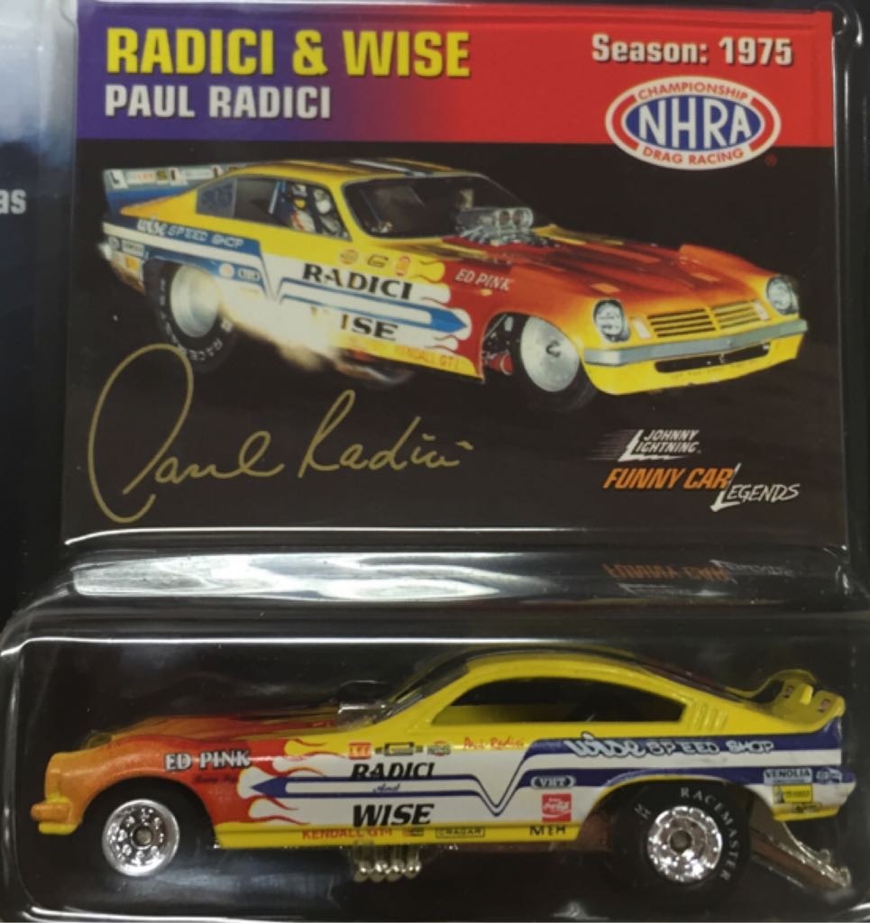JL FCL Paul Radici “Radici & Wise” - Funny Car Legends toy car collectible - Main Image 2