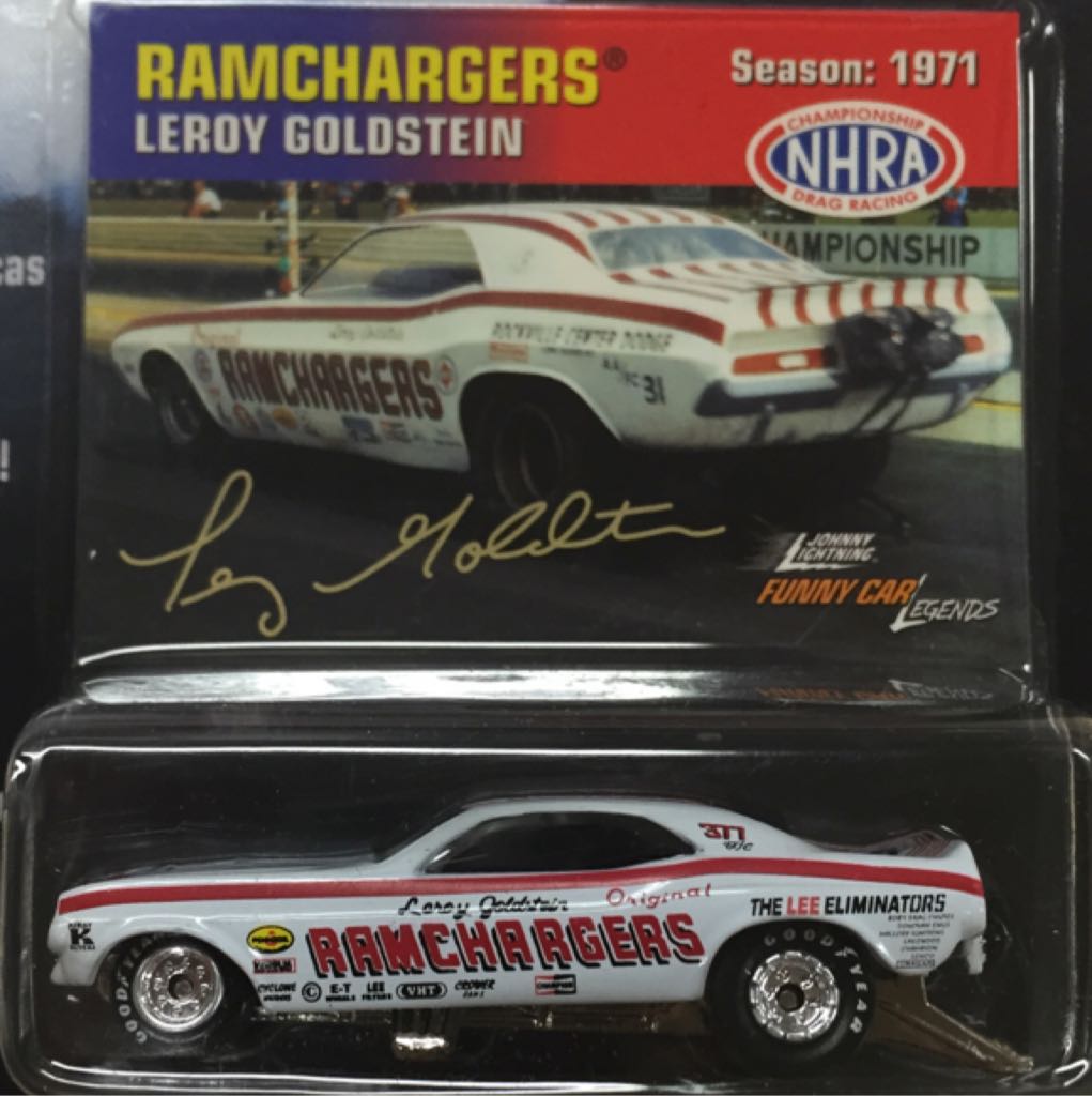 JL FCL Leroy Goldstein “Ramchargers” - Funny Car Legends toy car collectible - Main Image 2