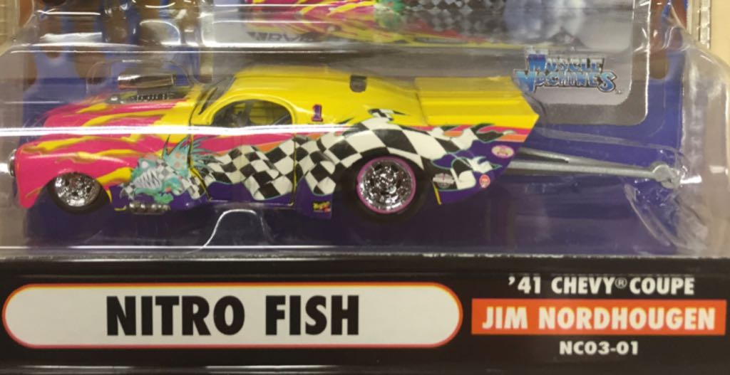 Muscle Machines Nitro Coupe “Nitro Fish” - Nitro Coupe toy car collectible - Main Image 2