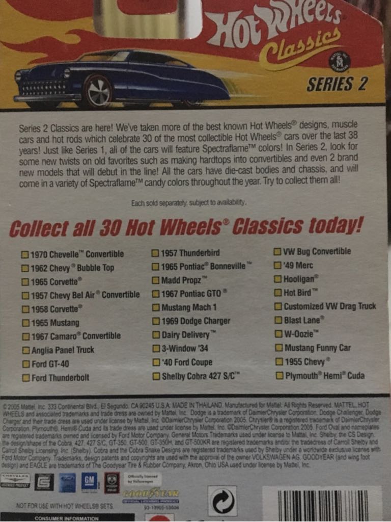 Hot Wheels Classics Series 2 (8): Angela Panel Truck - Hot Wheels Classics Series 2 toy car collectible - Main Image 2