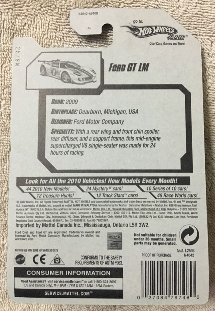 Ford GT LM - 2009 - NEW MODELS toy car collectible - Main Image 2