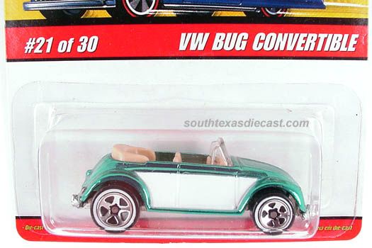 Hot Wheels Classics Series 2 (#21): VW Bug Convertible - Hot Wheels Classics Series 2 toy car collectible - Main Image 2