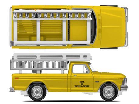 1975 Ford F-250 - Hot Wheels Entertainment: Close Encounters of the Third Kind toy car collectible - Main Image 2