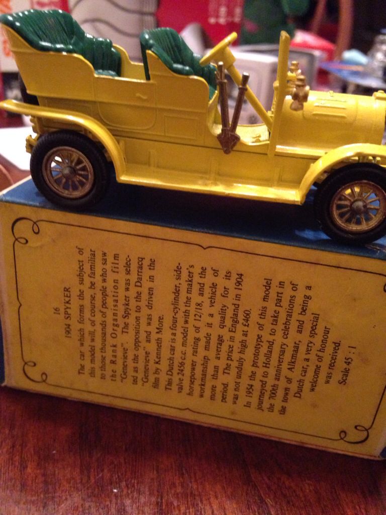 1904 Spyker  - Models Of Yesteryear toy car collectible - Main Image 2