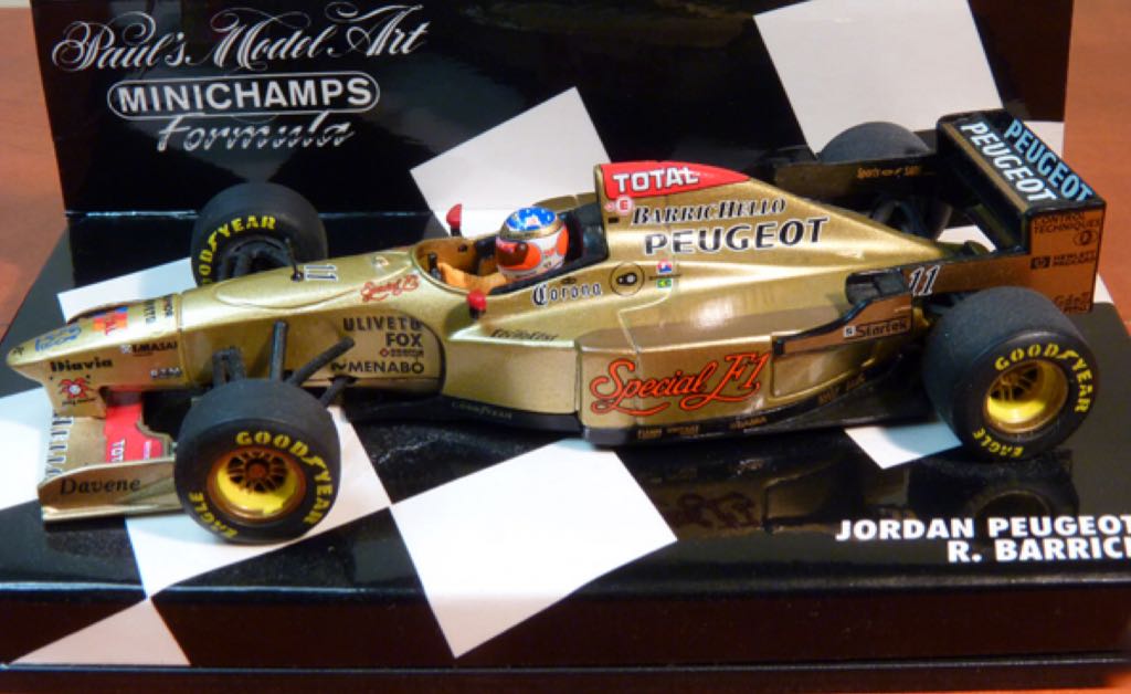 Jordan Peugeot 196 - Lendas Brasileiras toy car collectible - Main Image 2