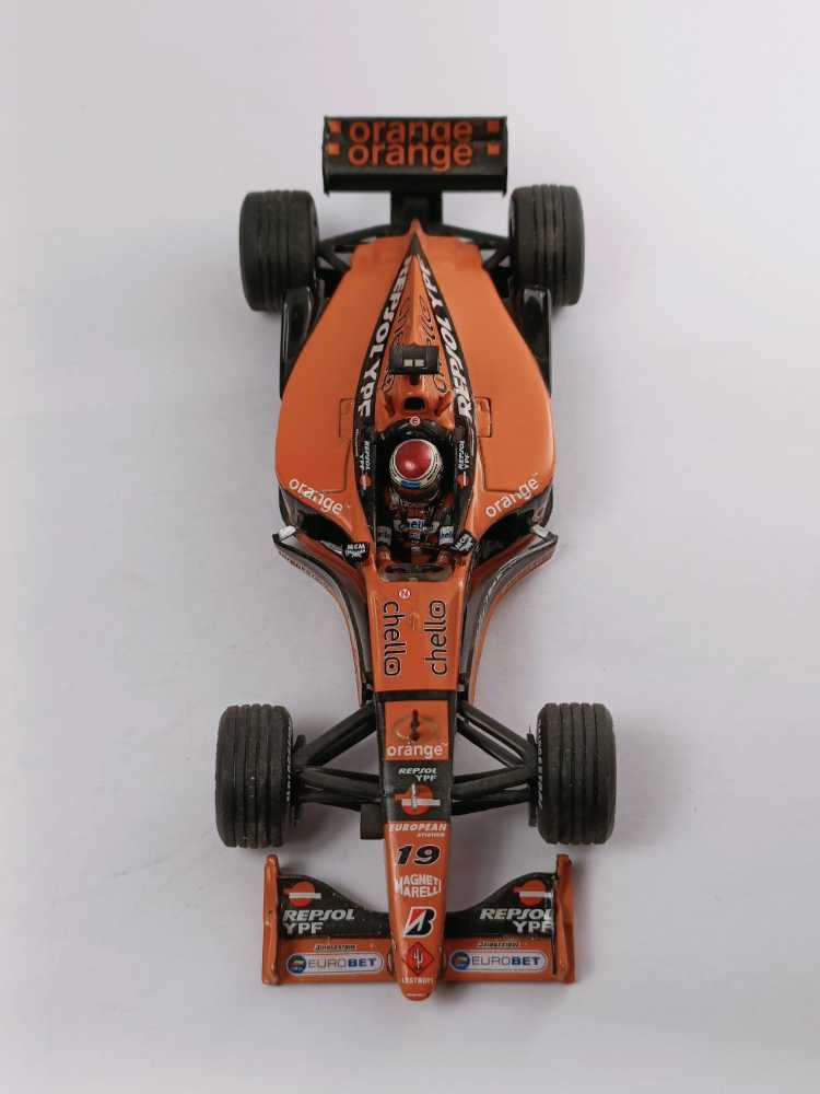 Arrows Supertec A21 - Jos Verstappen  - Minichamps toy car collectible - Main Image 3