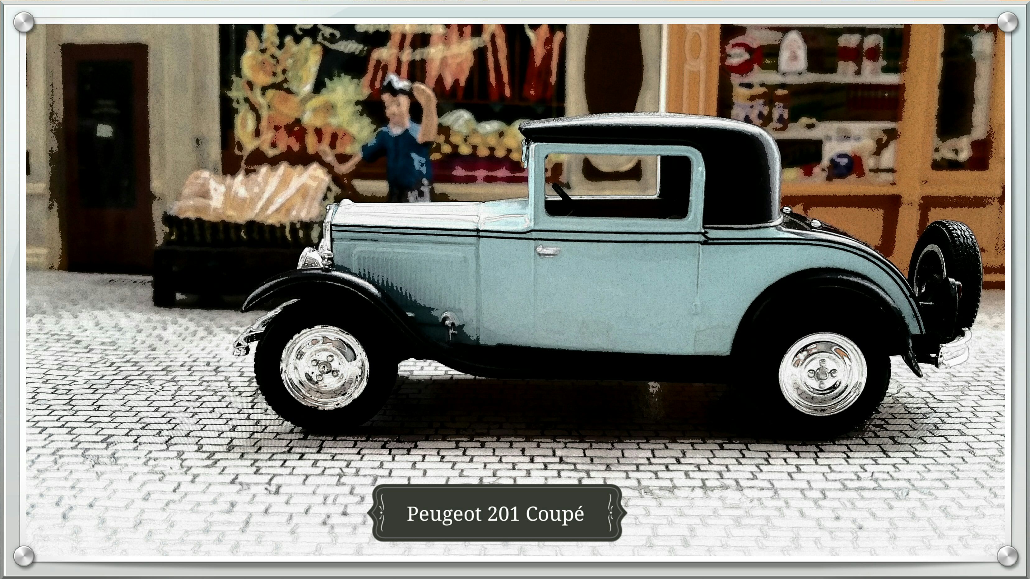 Peugeot 201 Coupé - Collection Peugeot toy car collectible - Main Image 2