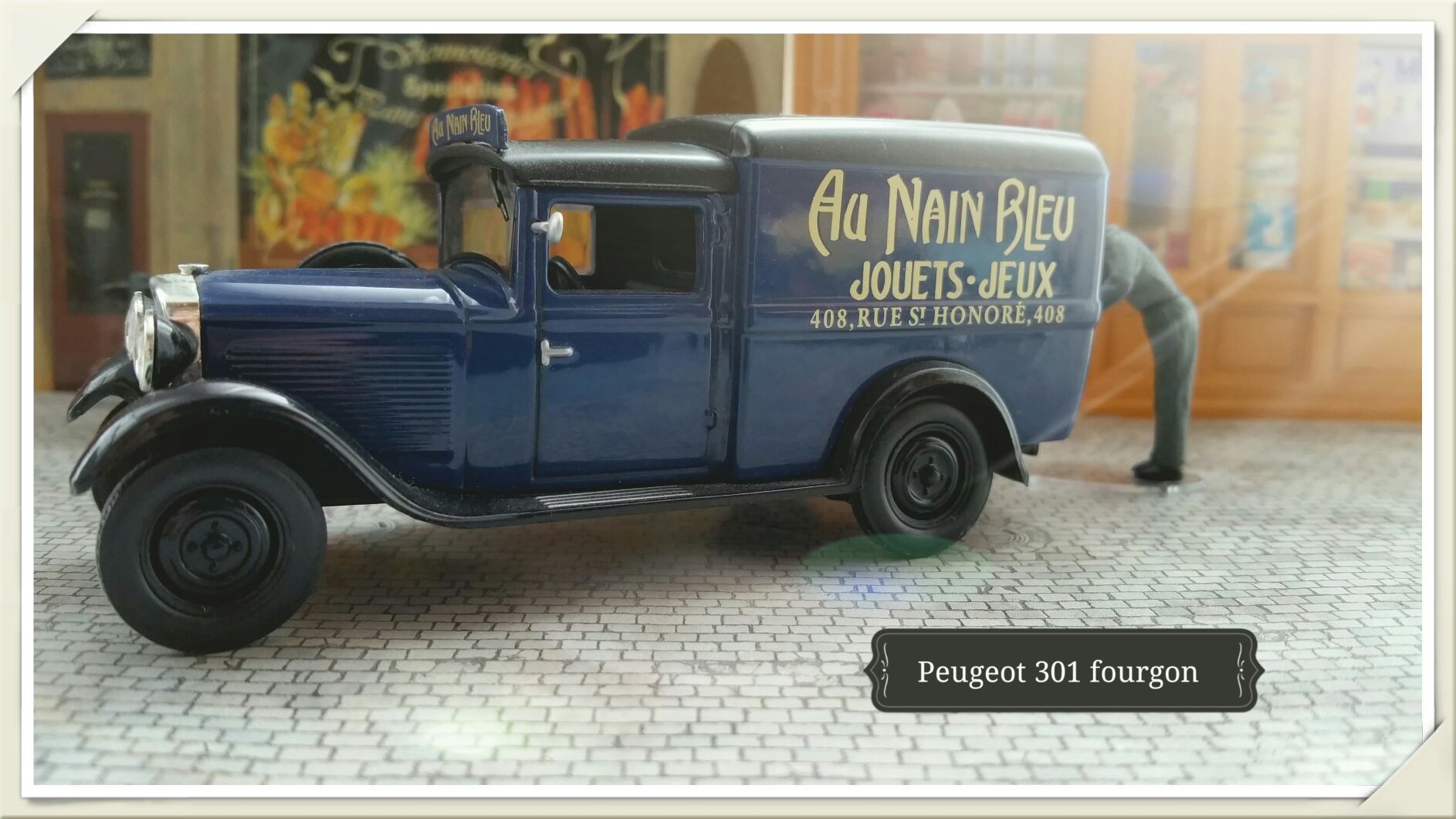 Peugeot 301 fourgon - Camionnettes d’antan toy car collectible - Main Image 2
