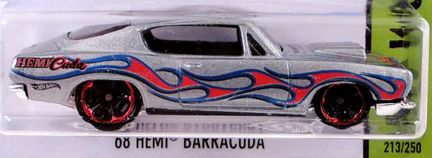 8/10 ’68 Hemi Barracuda - 2015 - HW Workshop - Heat Fleet toy car collectible - Main Image 2