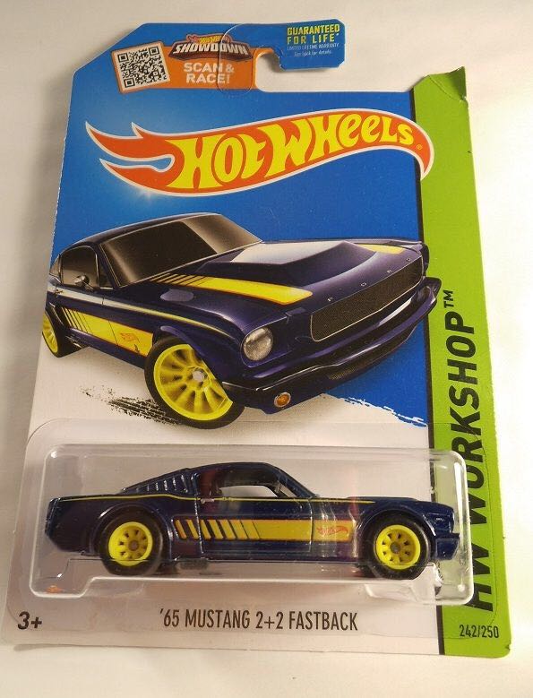 ’65 Mustang 2+2 Fastback - HW Workshop- Then And Now toy car collectible - Main Image 2