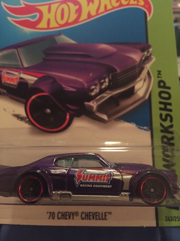 ’70 Chevy Chevelle - ’14 HW Workshop toy car collectible - Main Image 1