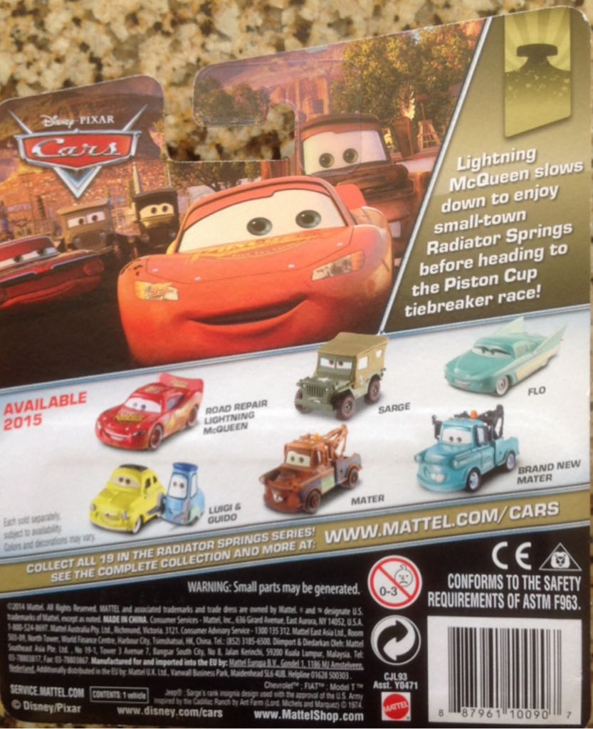Lightning McQueen - Radiator Springs toy car collectible - Main Image 2