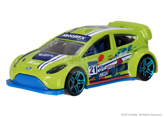 ‘12 Ford Fiesta - HW Off-Road - 2015 Road Rally toy car collectible - Main Image 2