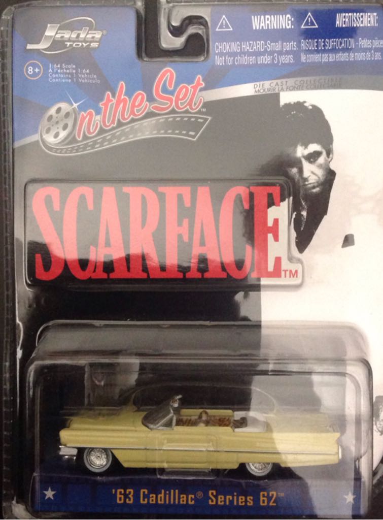 Scarface ‘63 Cadillac - Jada - On The Set toy car collectible - Main Image 1
