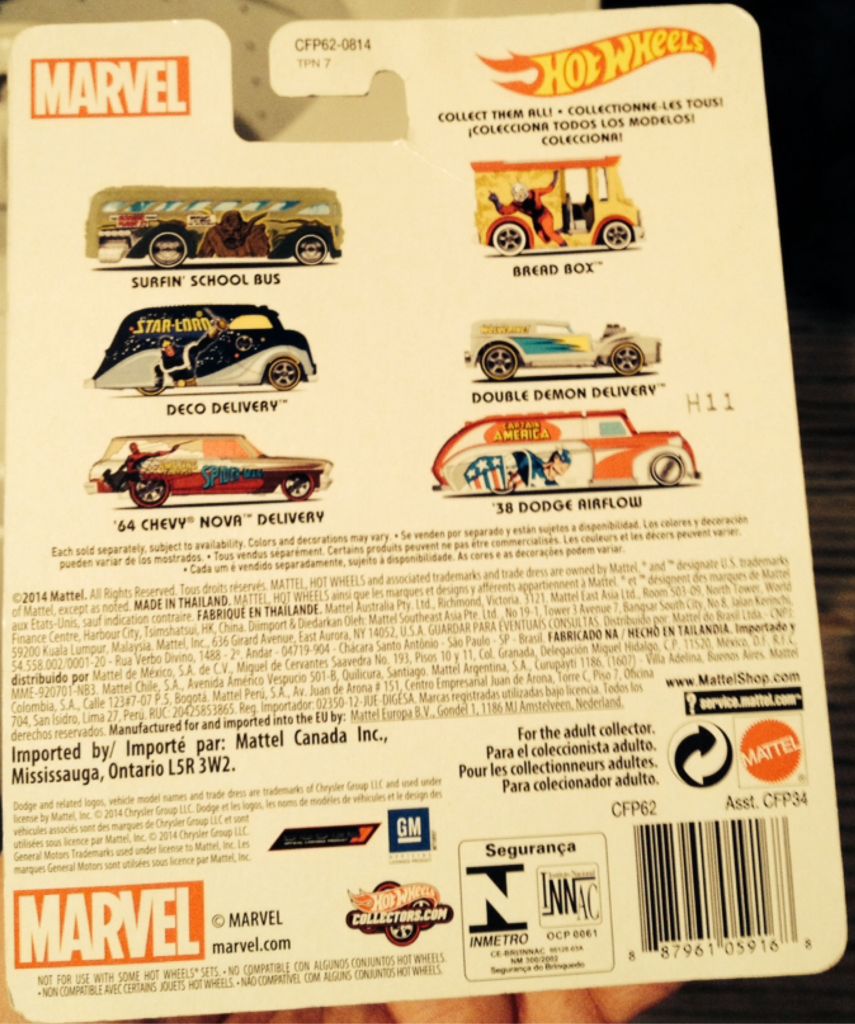 Bread Box - Pop Culture - Marvel toy car collectible - Main Image 2