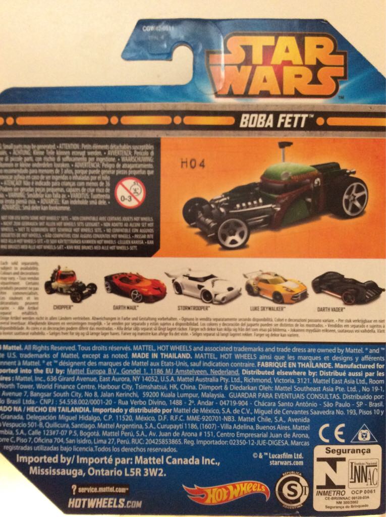 Boba Fett - Star Wars Character Series toy car collectible - Main Image 2