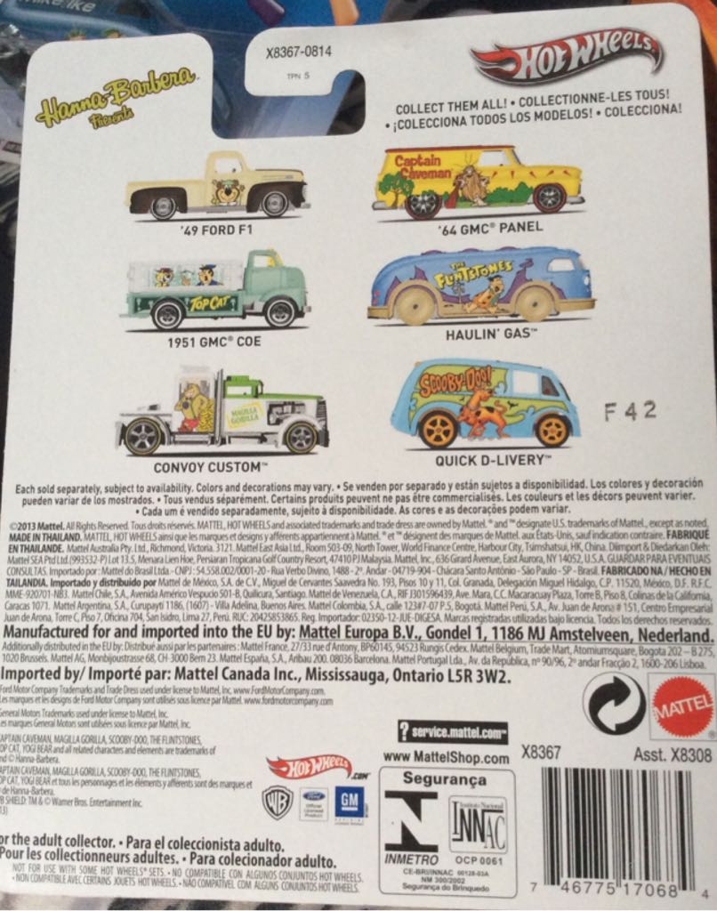 Hanna Barbera Top Cap - Hot Wheels Real Riders toy car collectible - Main Image 2