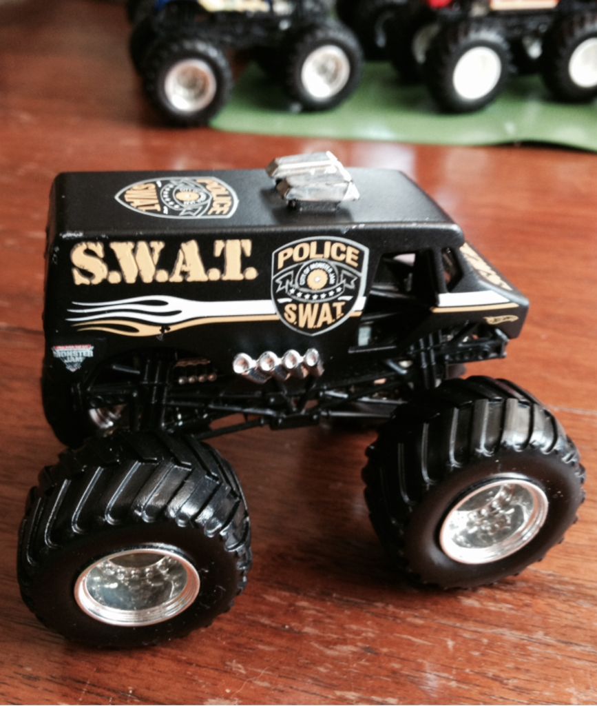 Police S.W.A.T - Monster Jam toy car collectible - Main Image 1