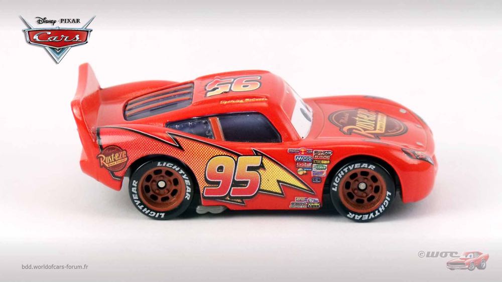 Bug Mouth McQueen - (2007 - Supercharged) SINGLES (44) toy car collectible - Main Image 3