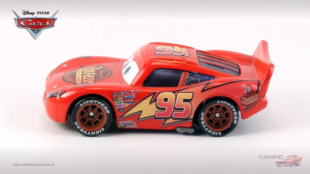 Bug Mouth McQueen - (2007 - Supercharged) SINGLES (44) toy car collectible - Main Image 4