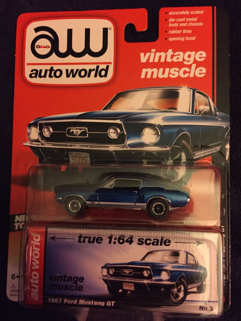 ’1967 Ford Mustang GT - Vintage Muscle toy car collectible - Main Image 1