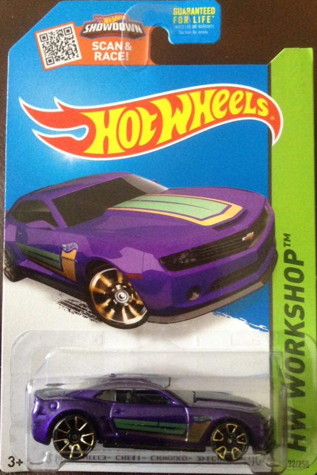 HOT WHEELS CHEVY CAMARO SPECIAL EDITION ‘13 - 2015 - HW Workshop - Muscle Mania toy car collectible - Main Image 2