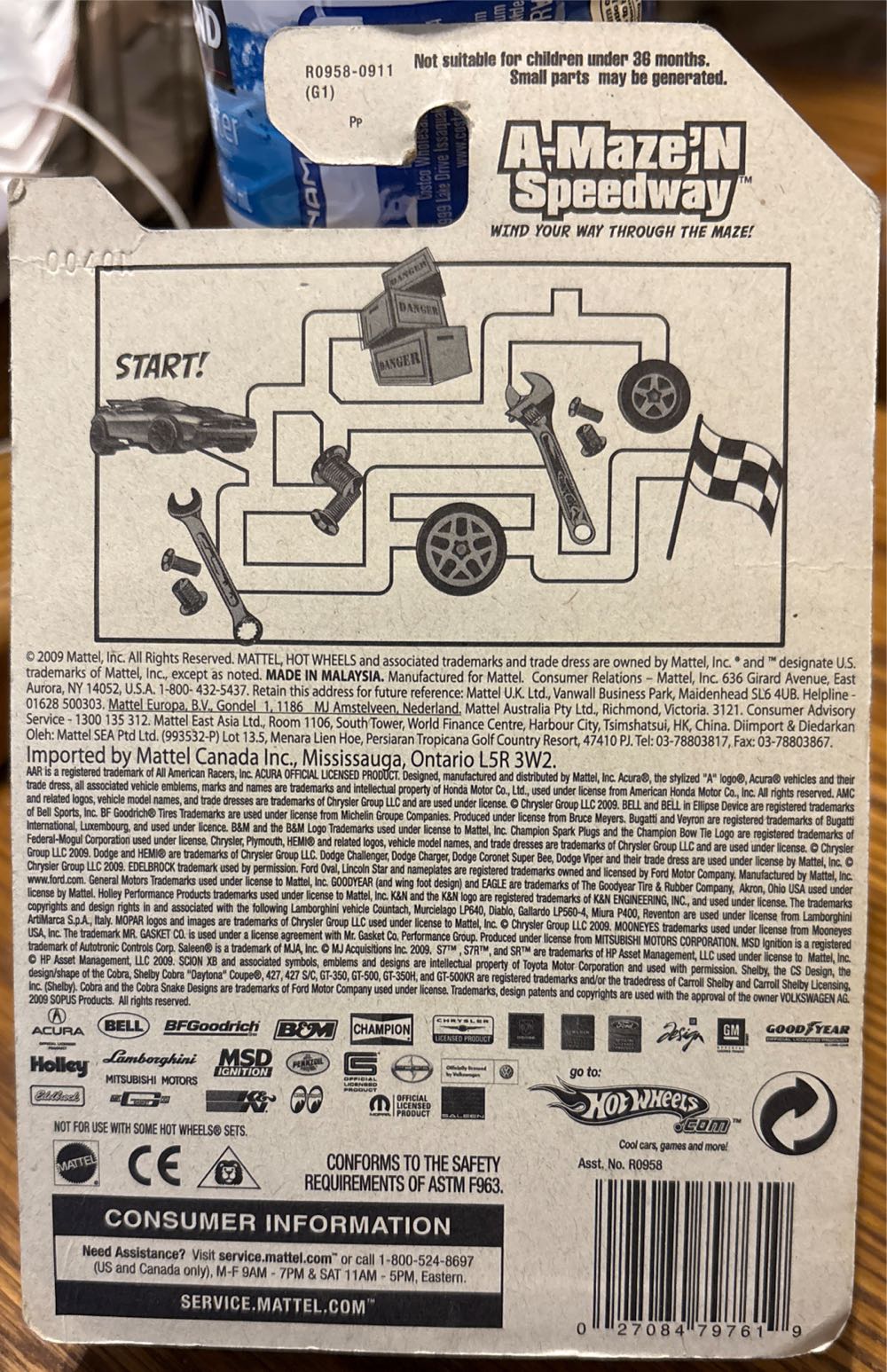 A-Maze’N Speedway - Walgreens 2-pack toy car collectible - Main Image 2