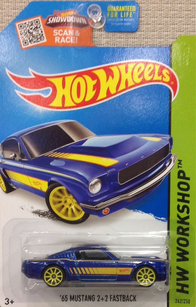 Super Th Mustang 2+2 Fastback 1965 - HW WORKSHOP toy car collectible - Main Image 1