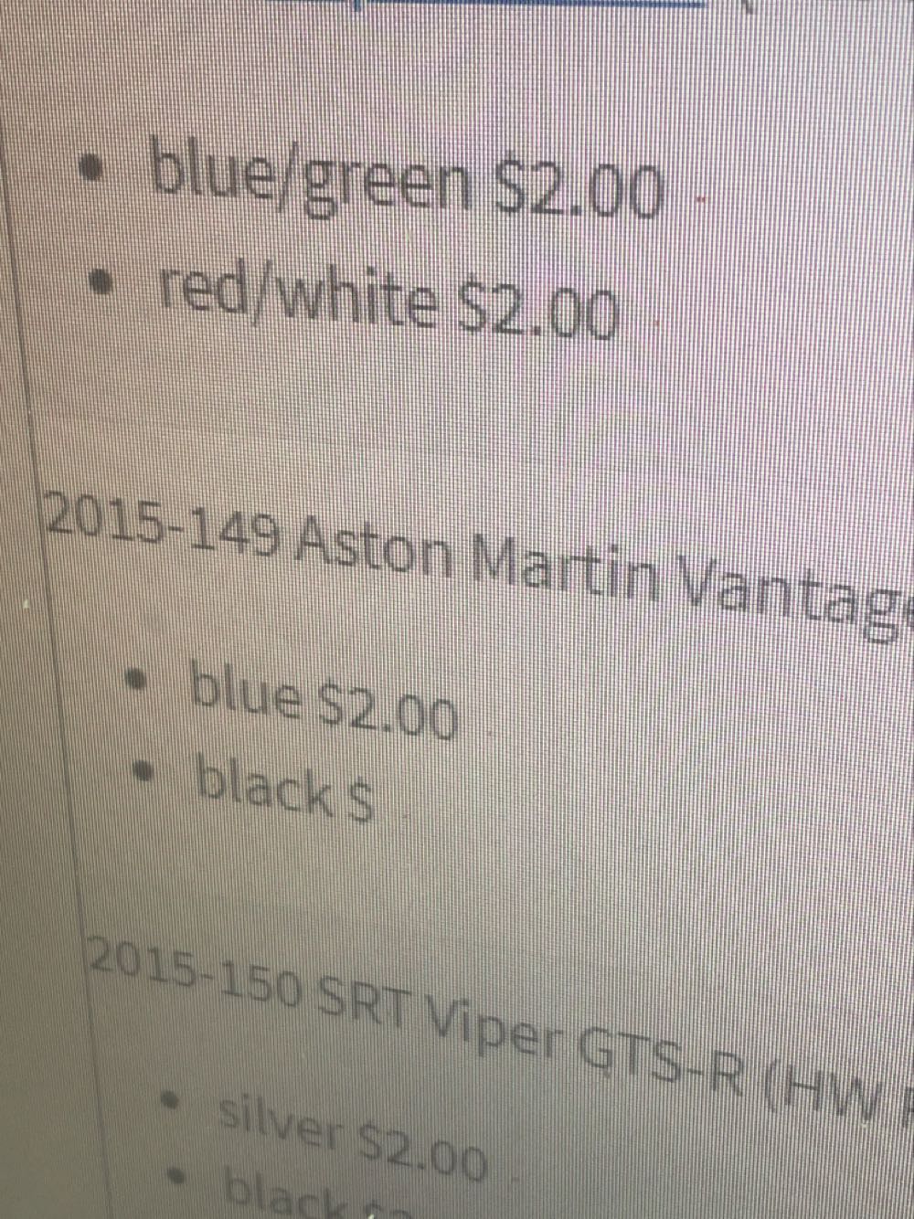 Aston Martin Vantage GT3 - 2015 HW Race - World Race toy car collectible - Main Image 3