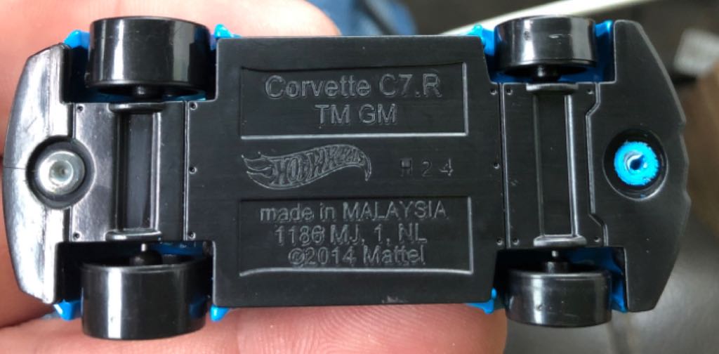 Corvette C7.R Light Blue - 2015 - HW Race - World Race toy car collectible - Main Image 2