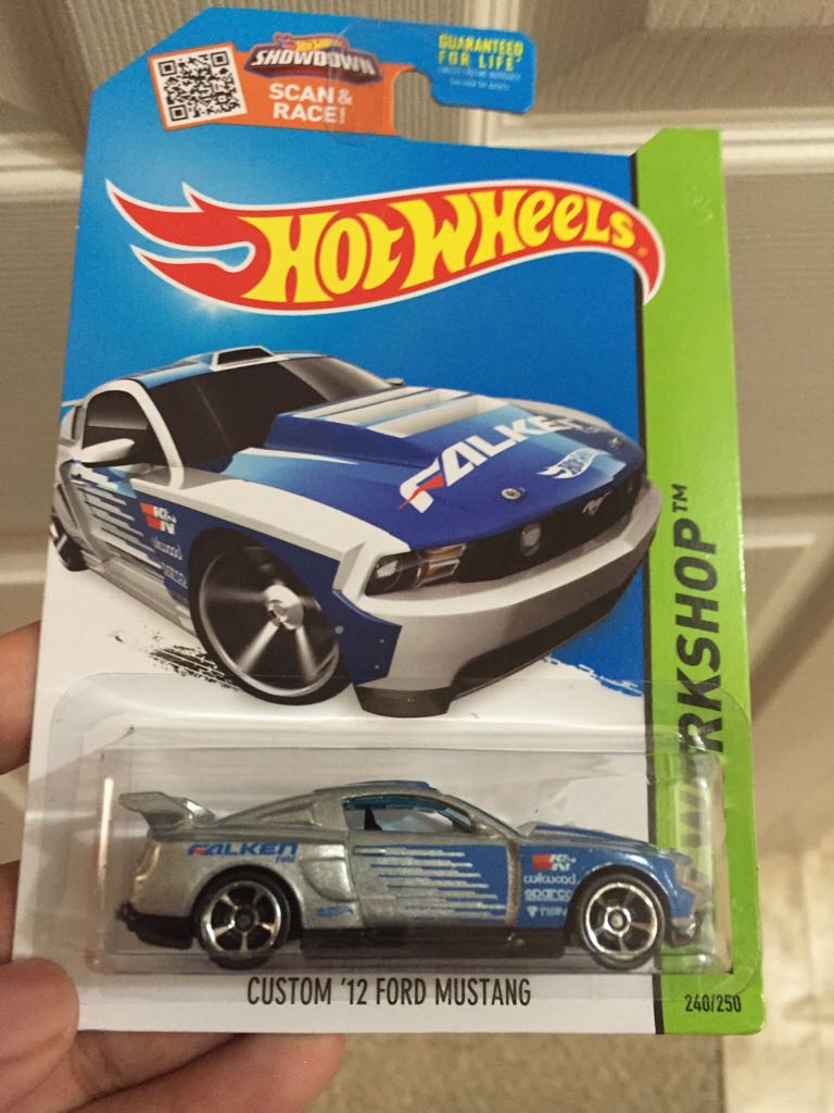 Custom ’12 Ford Mustang - 2015 - HW Workshop - Drift Race toy car collectible - Main Image 1