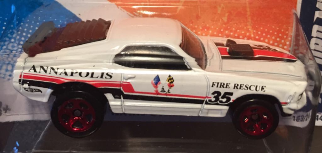 Ford Mustang Mach 1 1970 - HW Main Street toy car collectible - Main Image 2