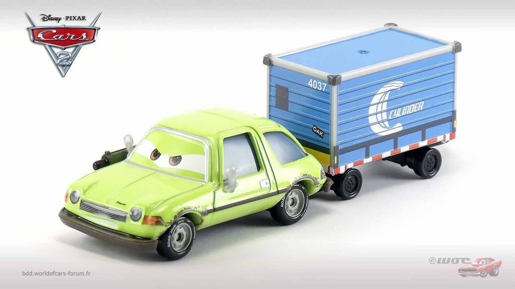 Acer with Luggage Cart - (2015 - Cars 2015) AIRPORT ADVENTURE (6) toy car collectible - Main Image 2