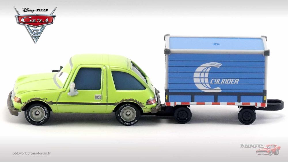 Acer with Luggage Cart - (2015 - Cars 2015) AIRPORT ADVENTURE (6) toy car collectible - Main Image 4