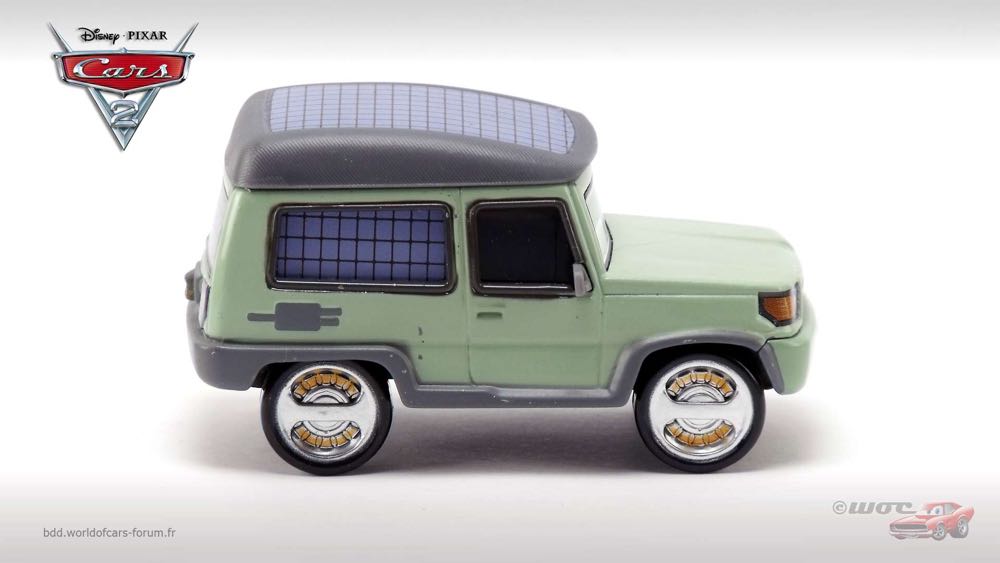 Miles Axlerod - (2011 - Cars 2) MOVIE MOMENTS (54) toy car collectible - Main Image 3