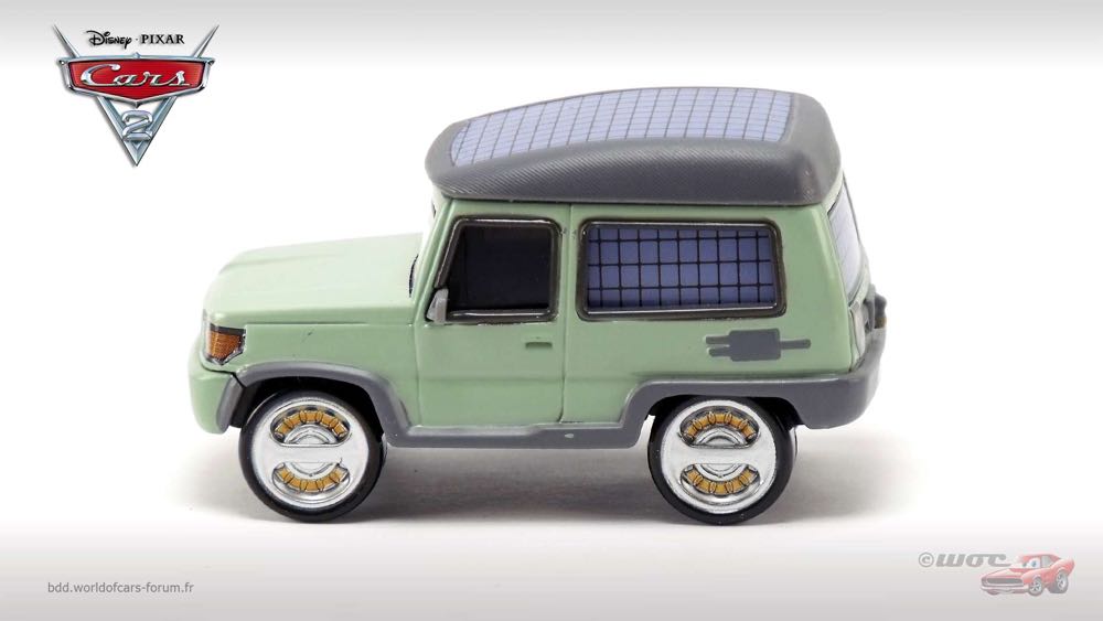 Miles Axlerod - (2011 - Cars 2) MOVIE MOMENTS (54) toy car collectible - Main Image 4