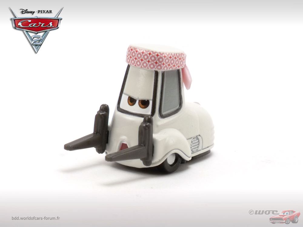 Tokyo Party Staff # 1 - (2011 - Cars 2) MOVIE MOMENTS (54) toy car collectible - Main Image 3